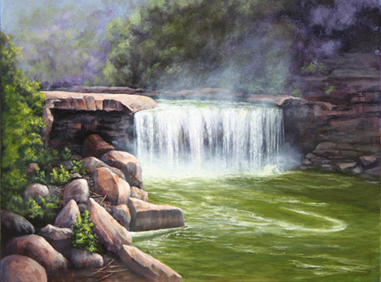 cumberland falls painting