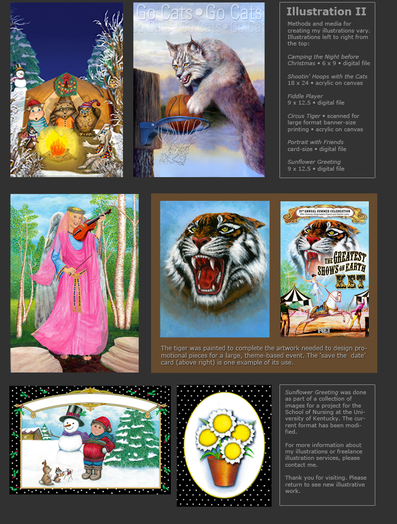 several fine art illustrations