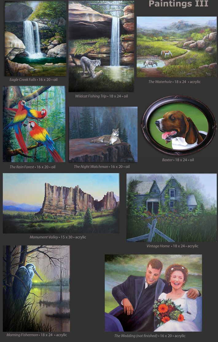 several fine art illustrations